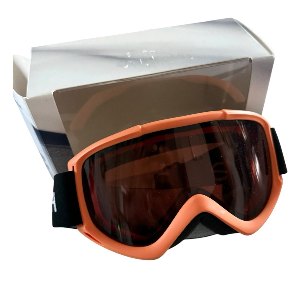 Smith Cascade Classic Habanero Frame Cylindrical Dual Lens Ski Snowboard Googles